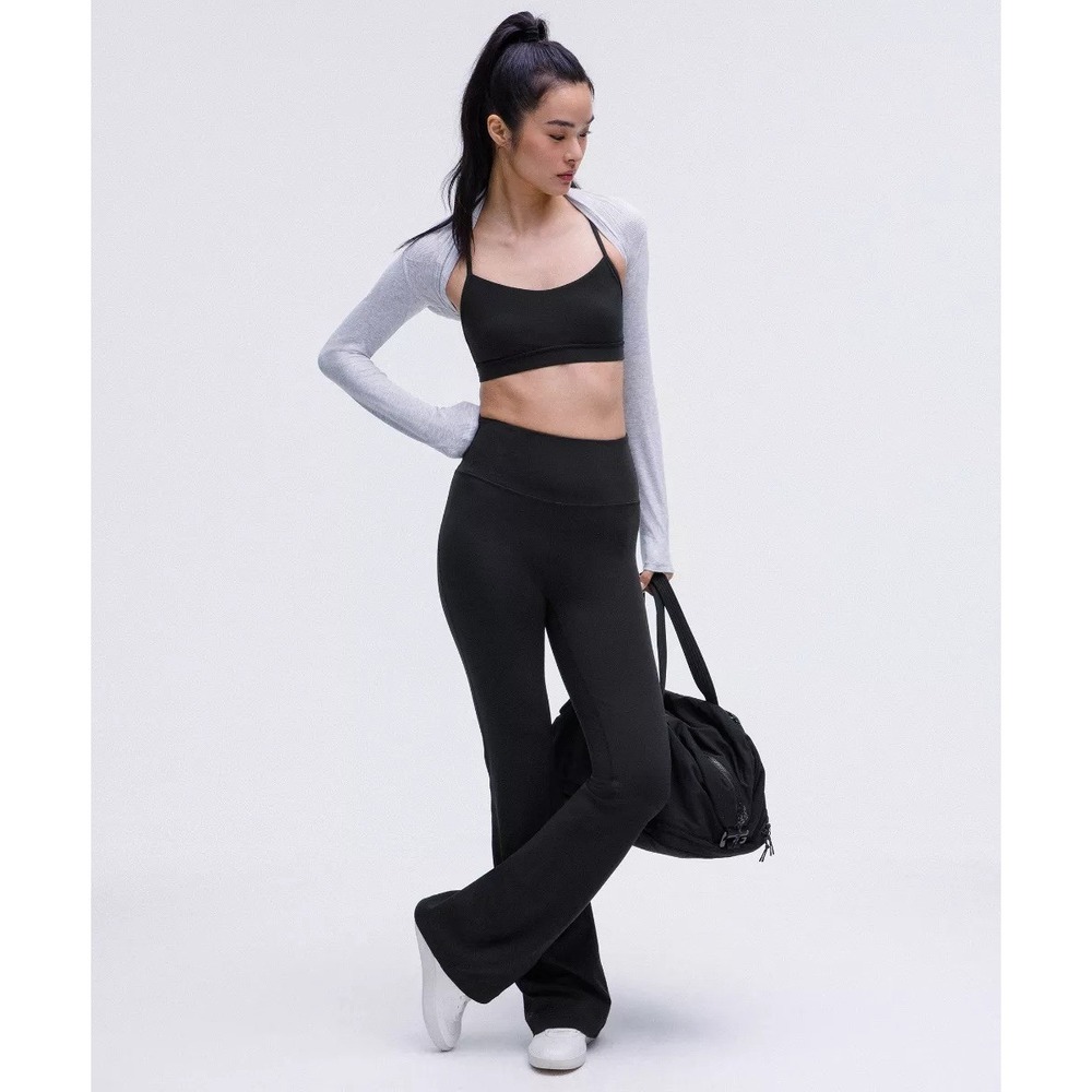 Lululemon Athletica Groove Super High-Rise Mini-Flared Pant 28" - Size 4